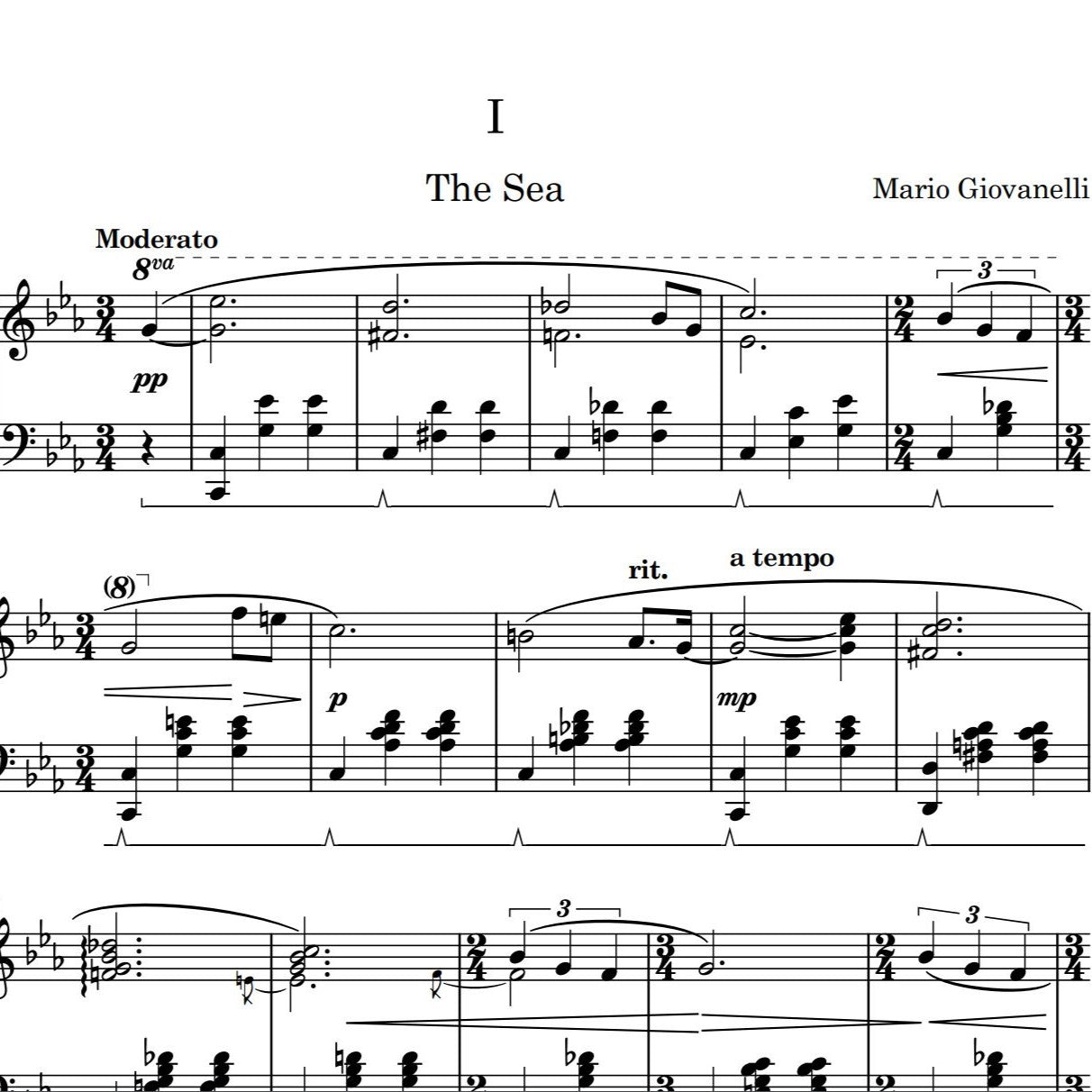 Abyssal Sonata: Piano Sheet Music